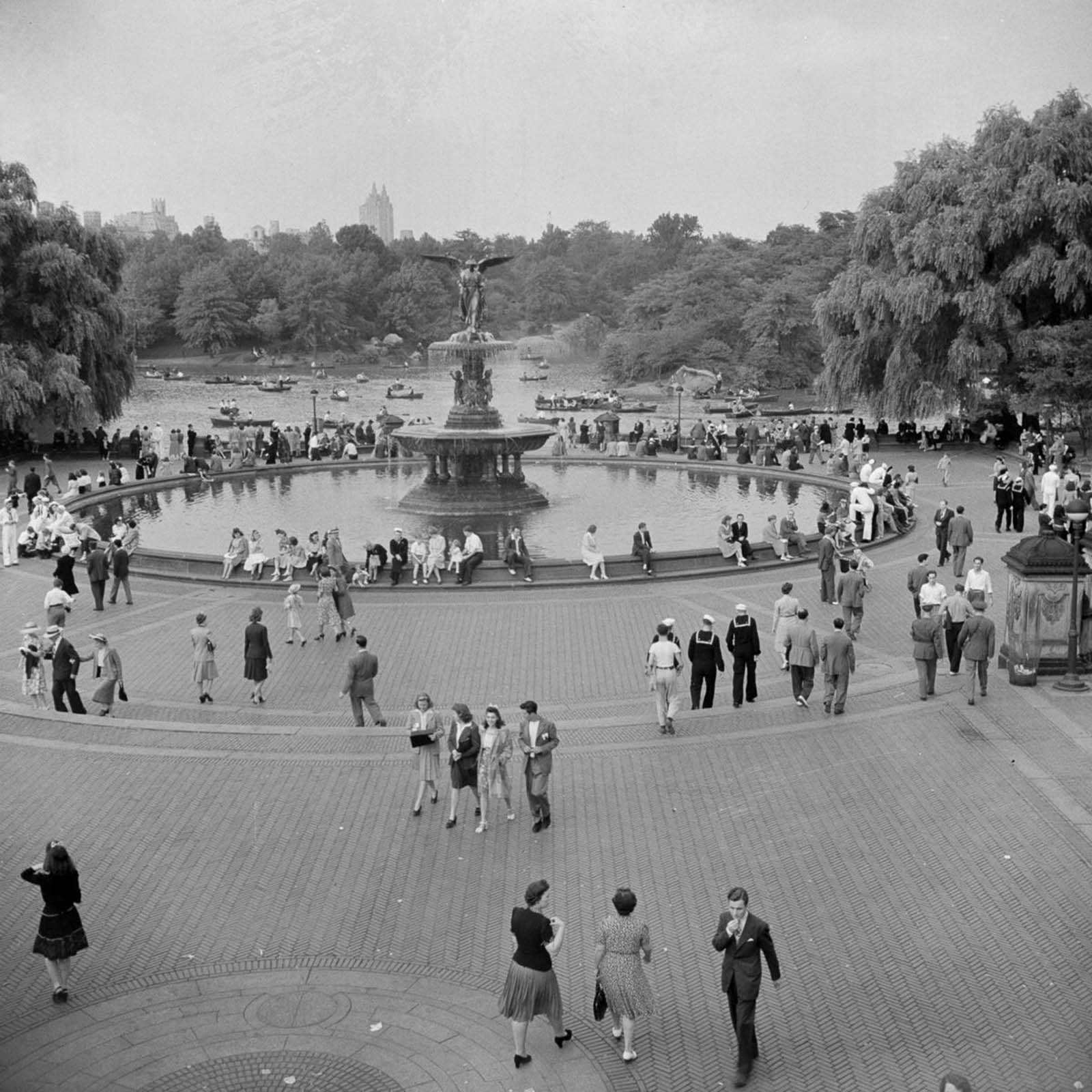 central park photos 1940s
