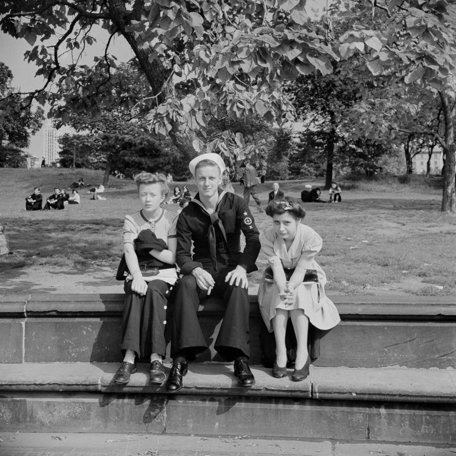 central park photos 1940s