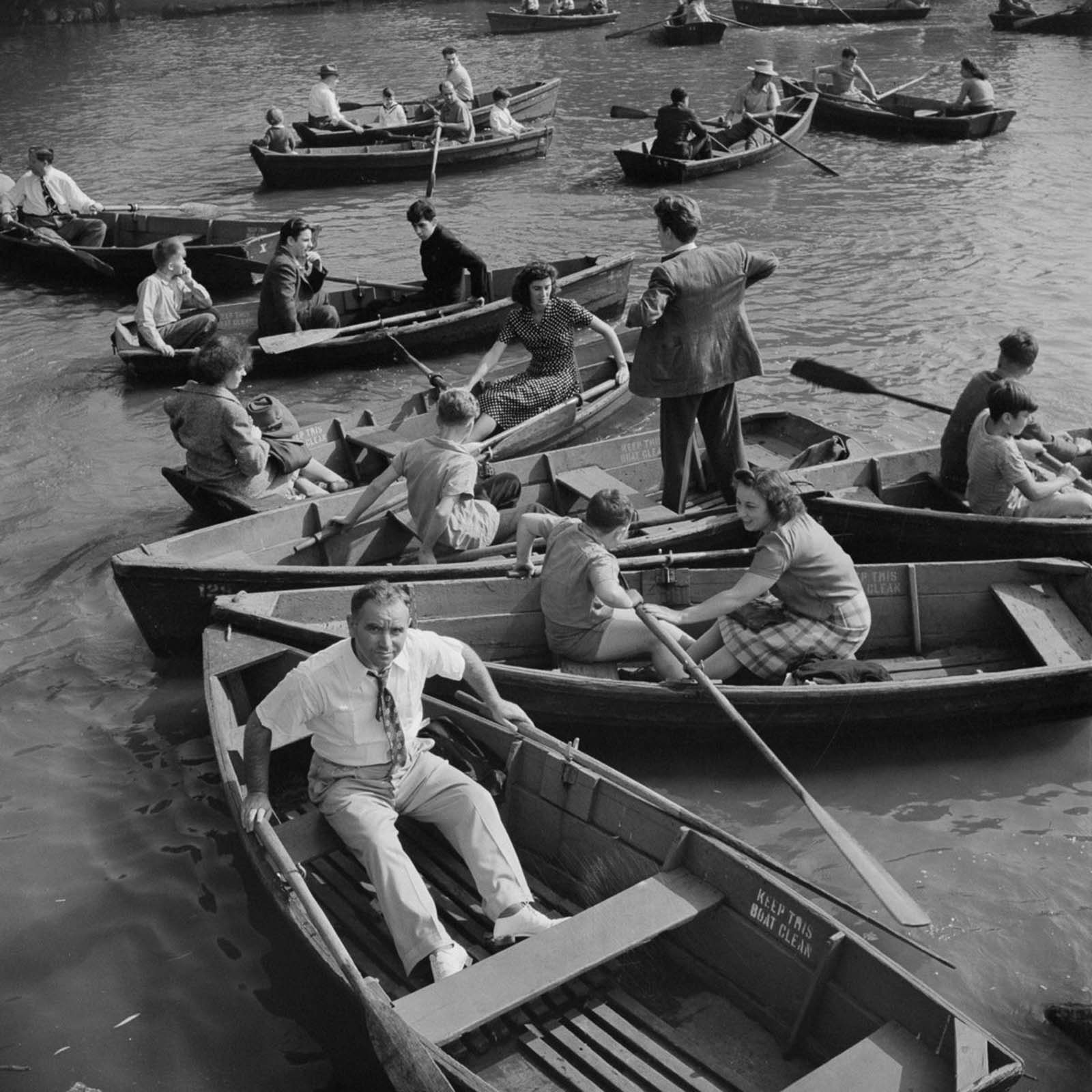 central park photos 1940s