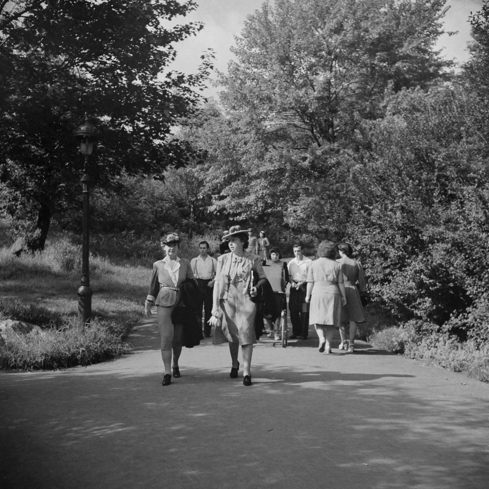 central park photos 1940s