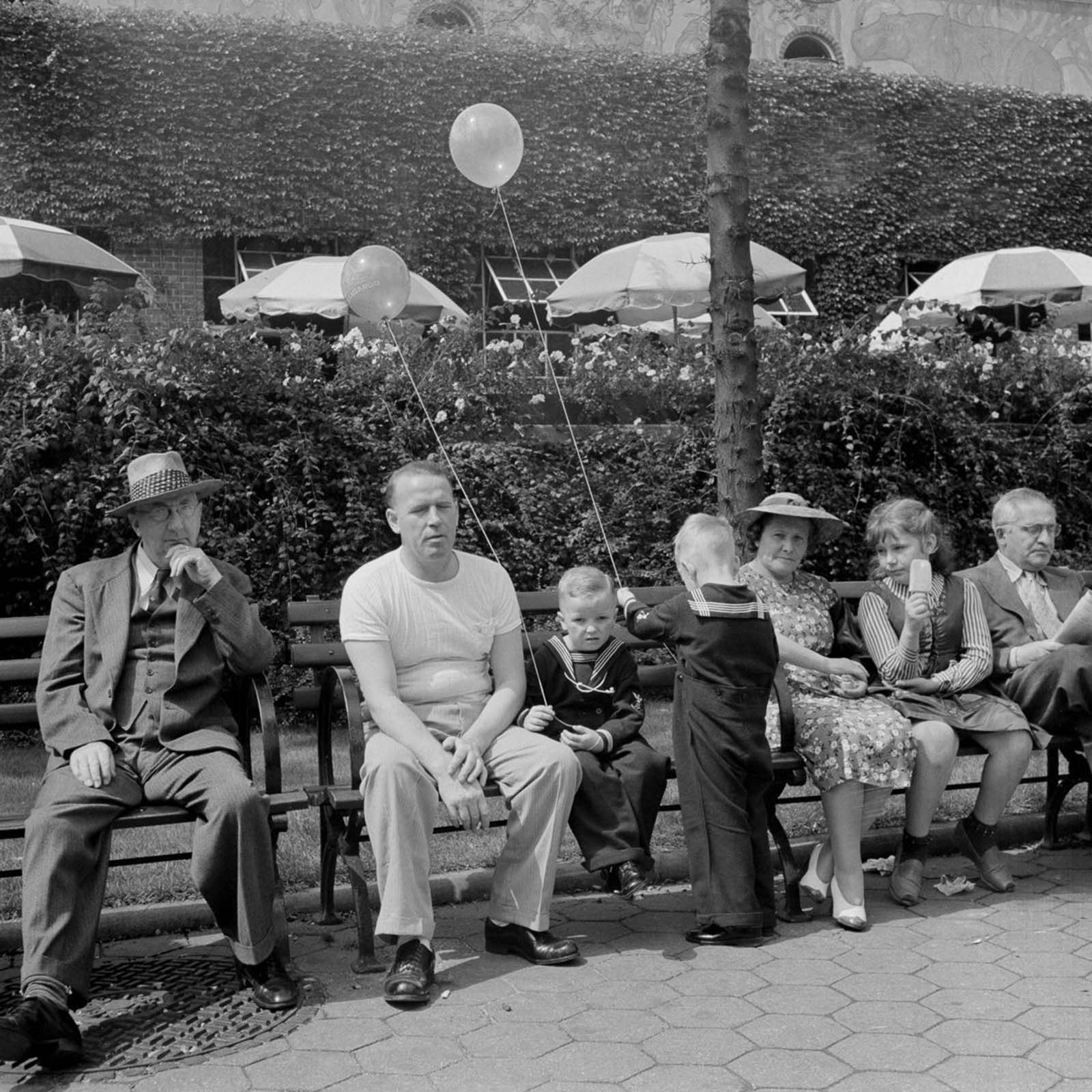 central park photos 1940s