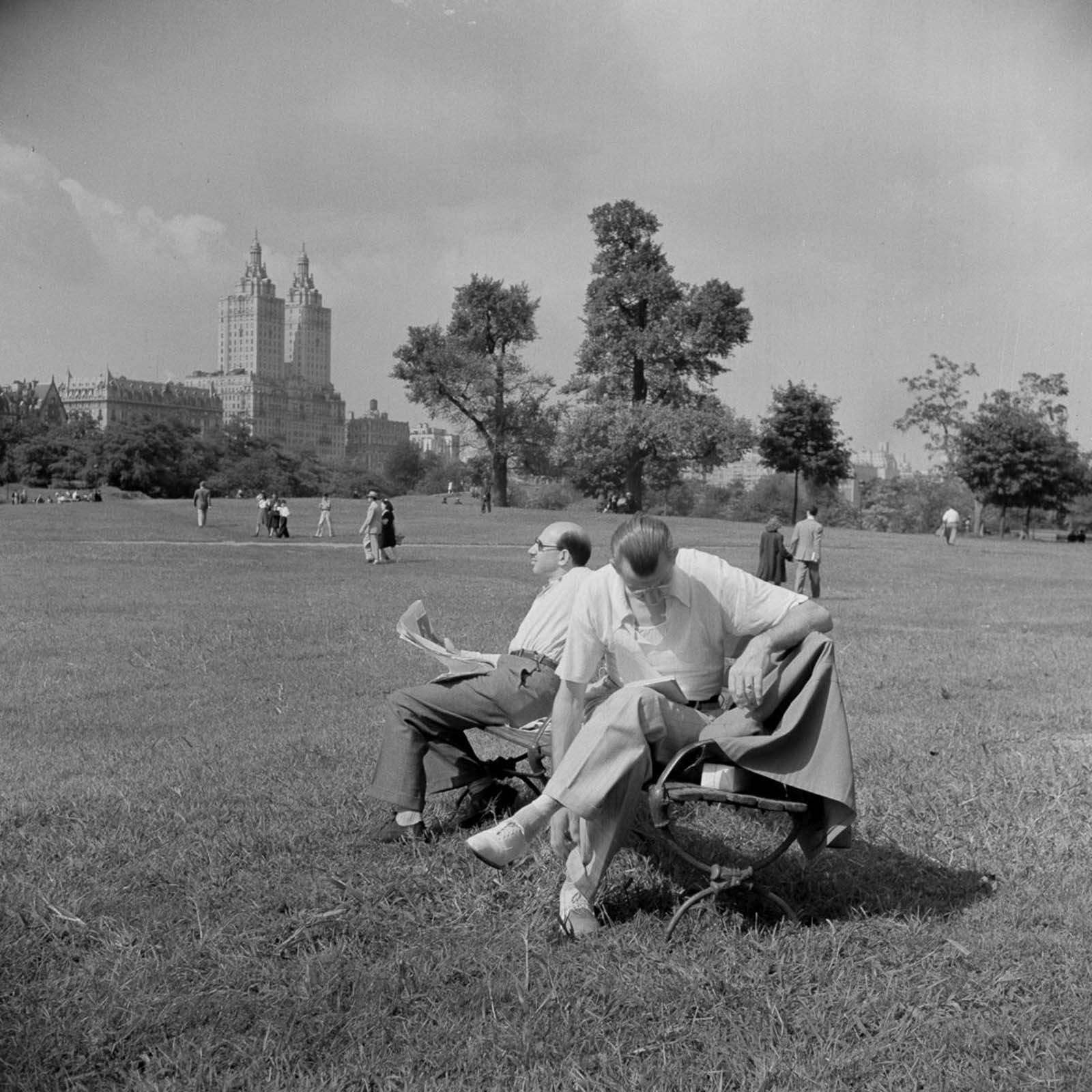 central park photos 1940s
