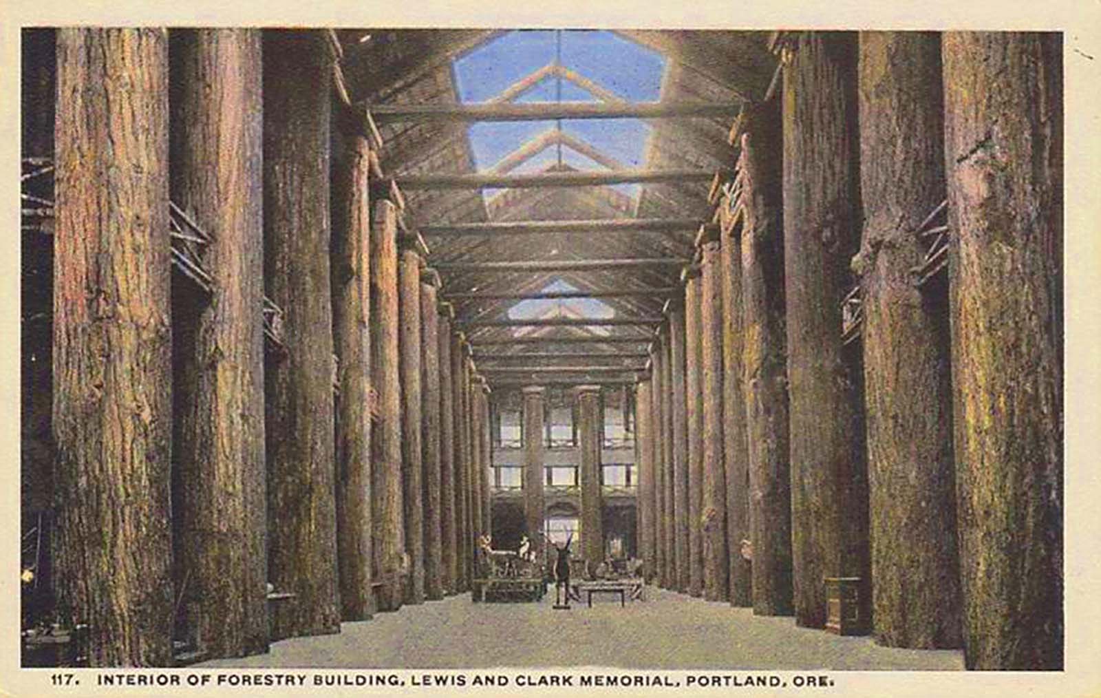world largest log cabin portland
