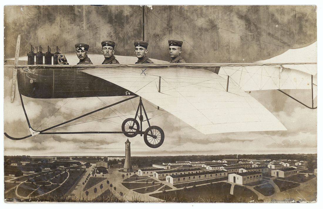 goofy vintage soldiers fake military props
