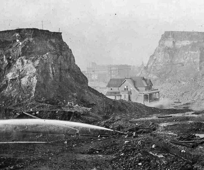 Flattening hills to build Seattle, 1905-1930 Flattening hills to build Seattle, 1905-1930
