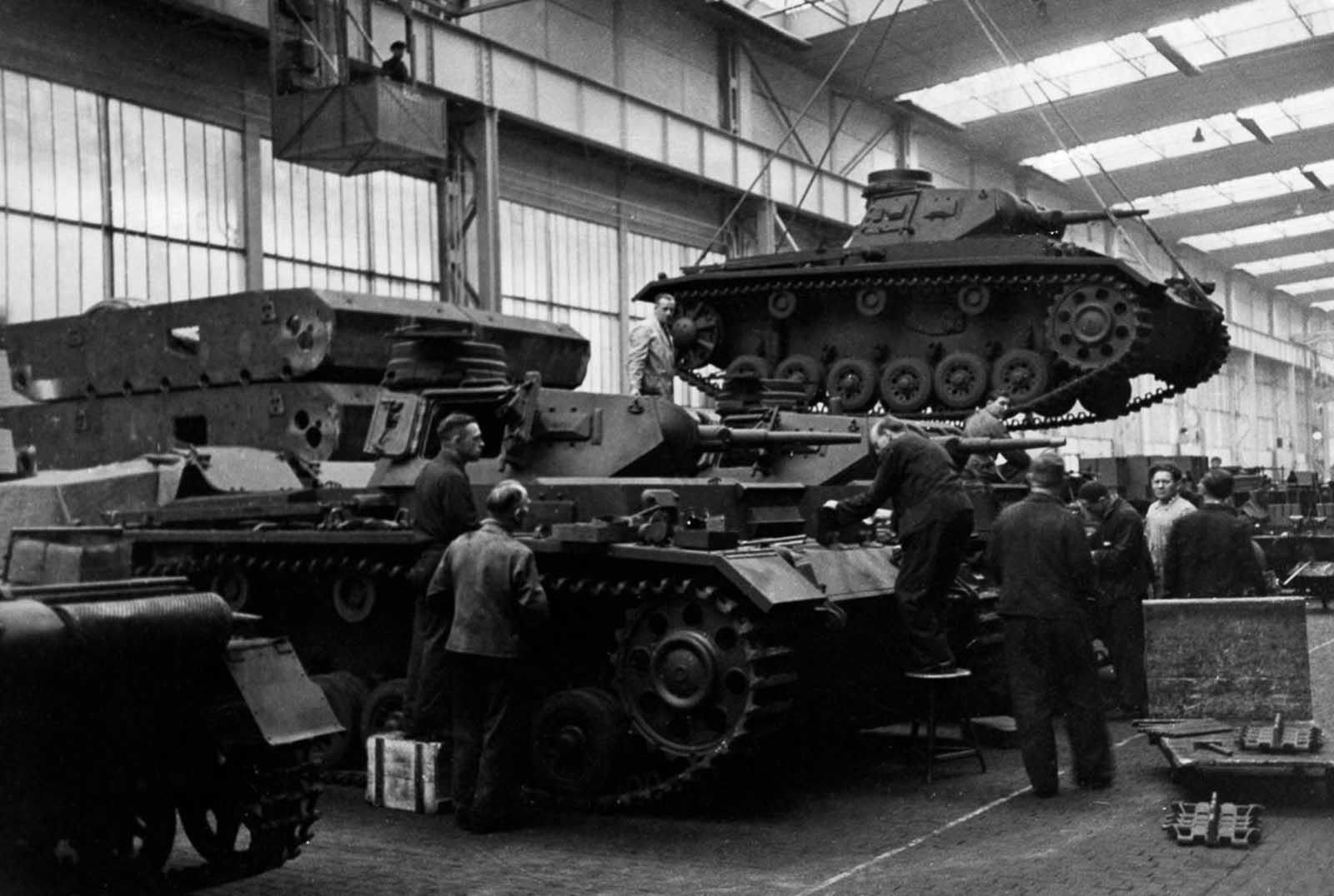 A German tank factory. May 15, 1940.