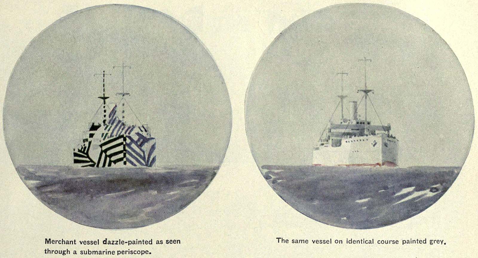 dazzle camouflage world war photographs