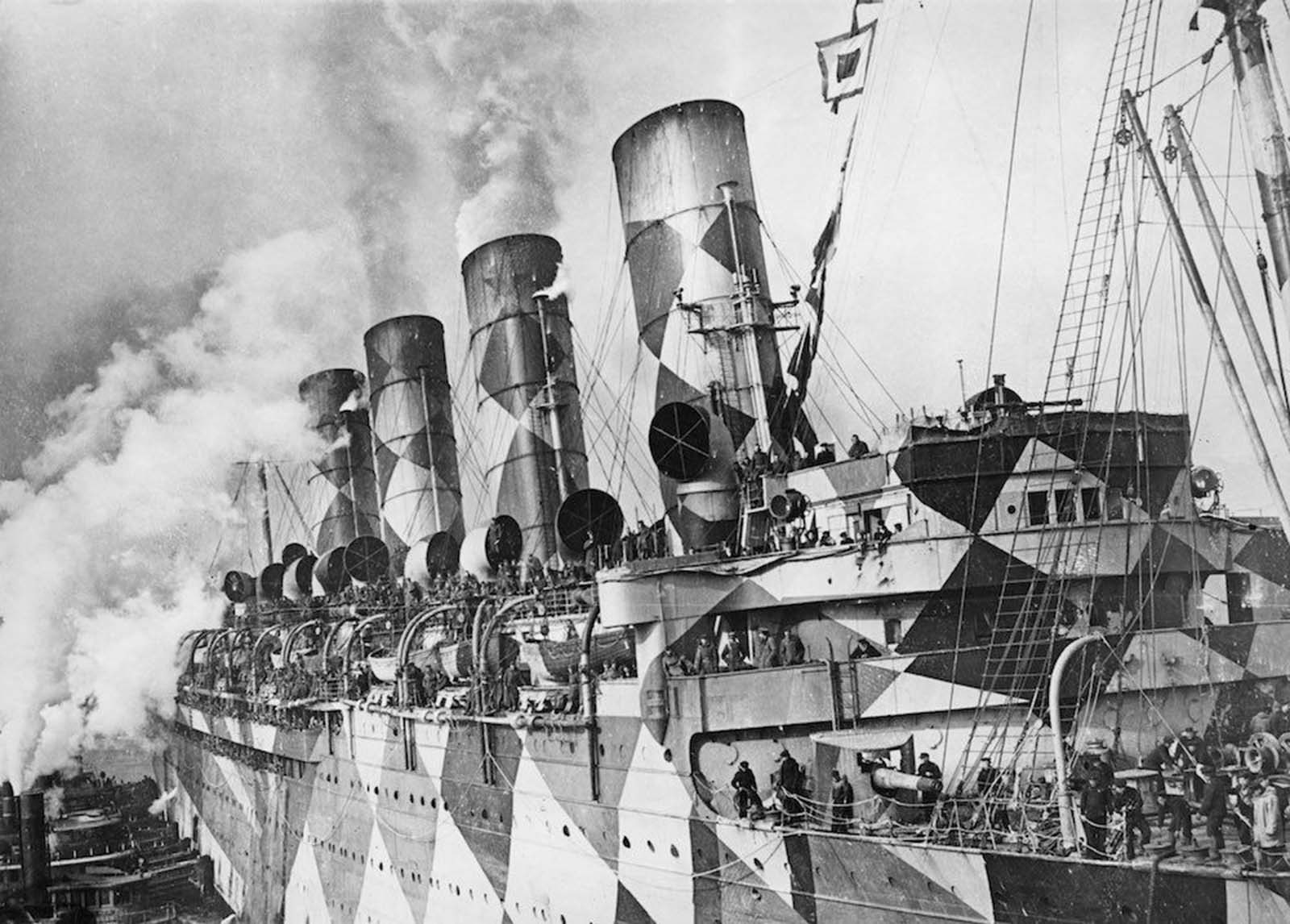 dazzle camouflage world war photographs
