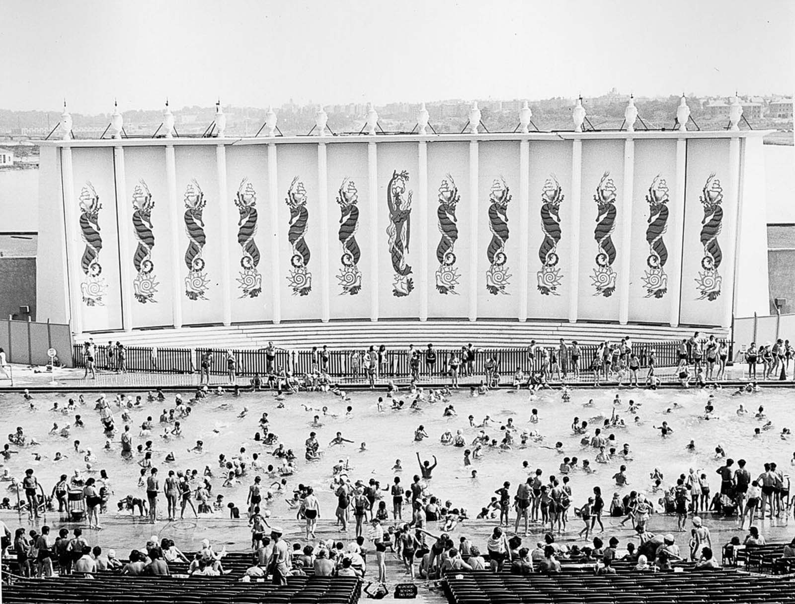 new york swimming pools historical photographs