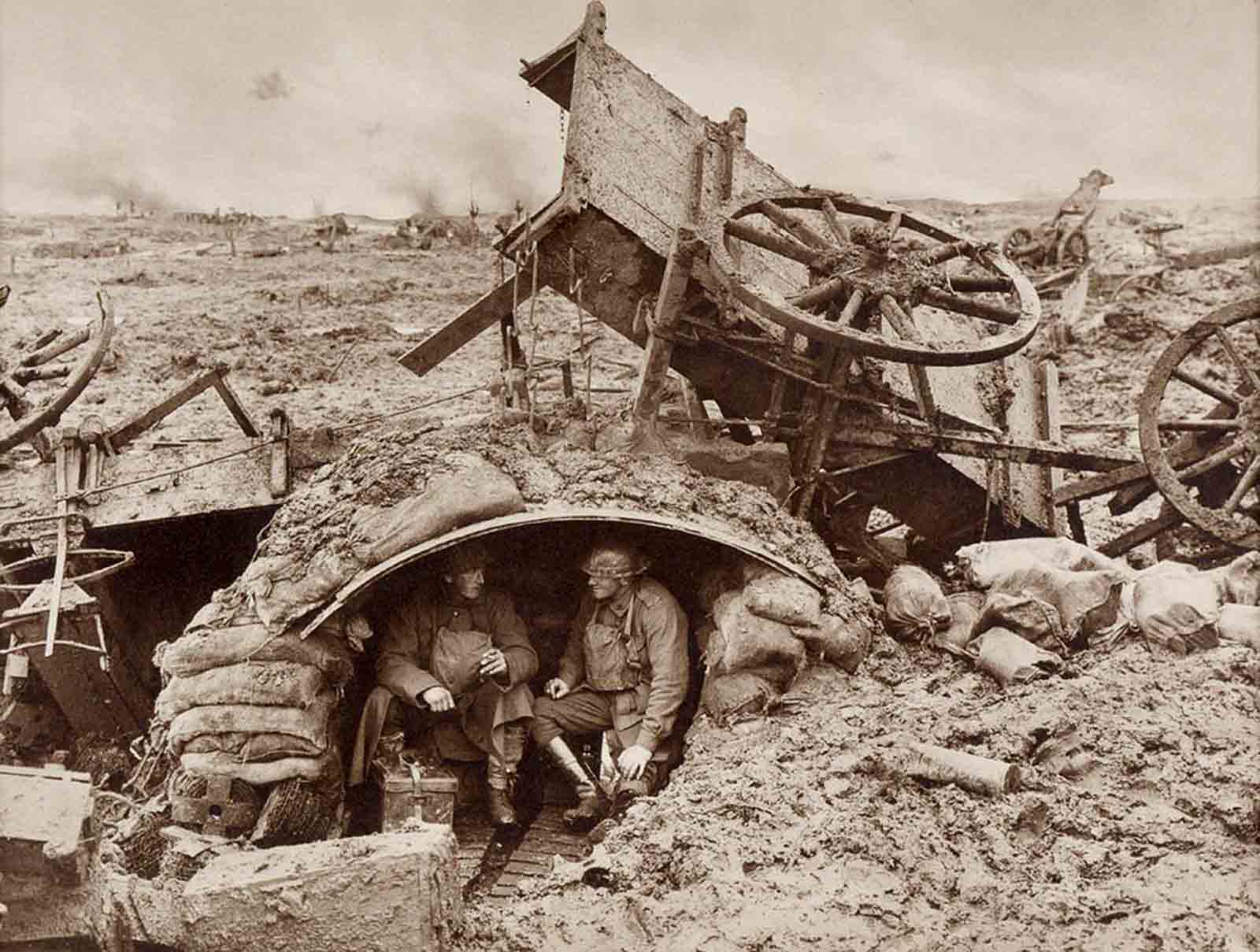 Western front photographs frank hurley