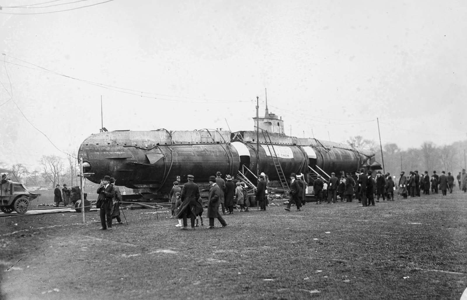 german submarine central park new york