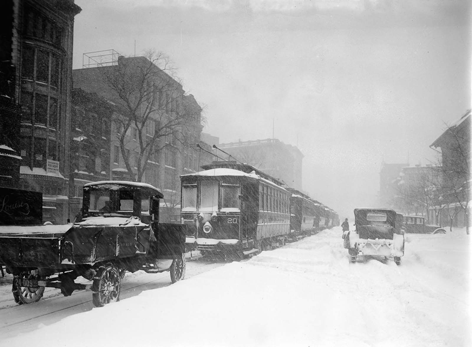 knickerbocker storm photos washington DC