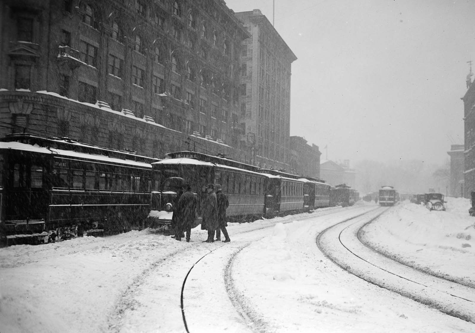 knickerbocker storm photos washington DC