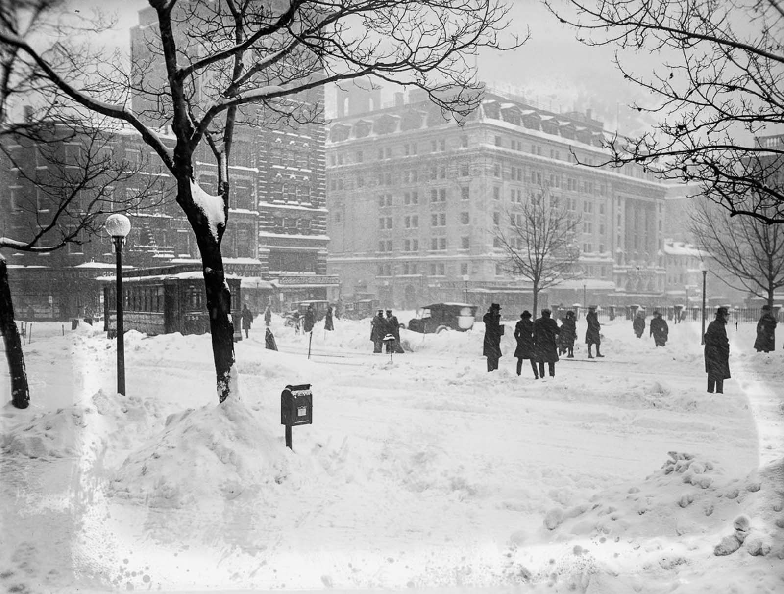 knickerbocker storm photos washington DC