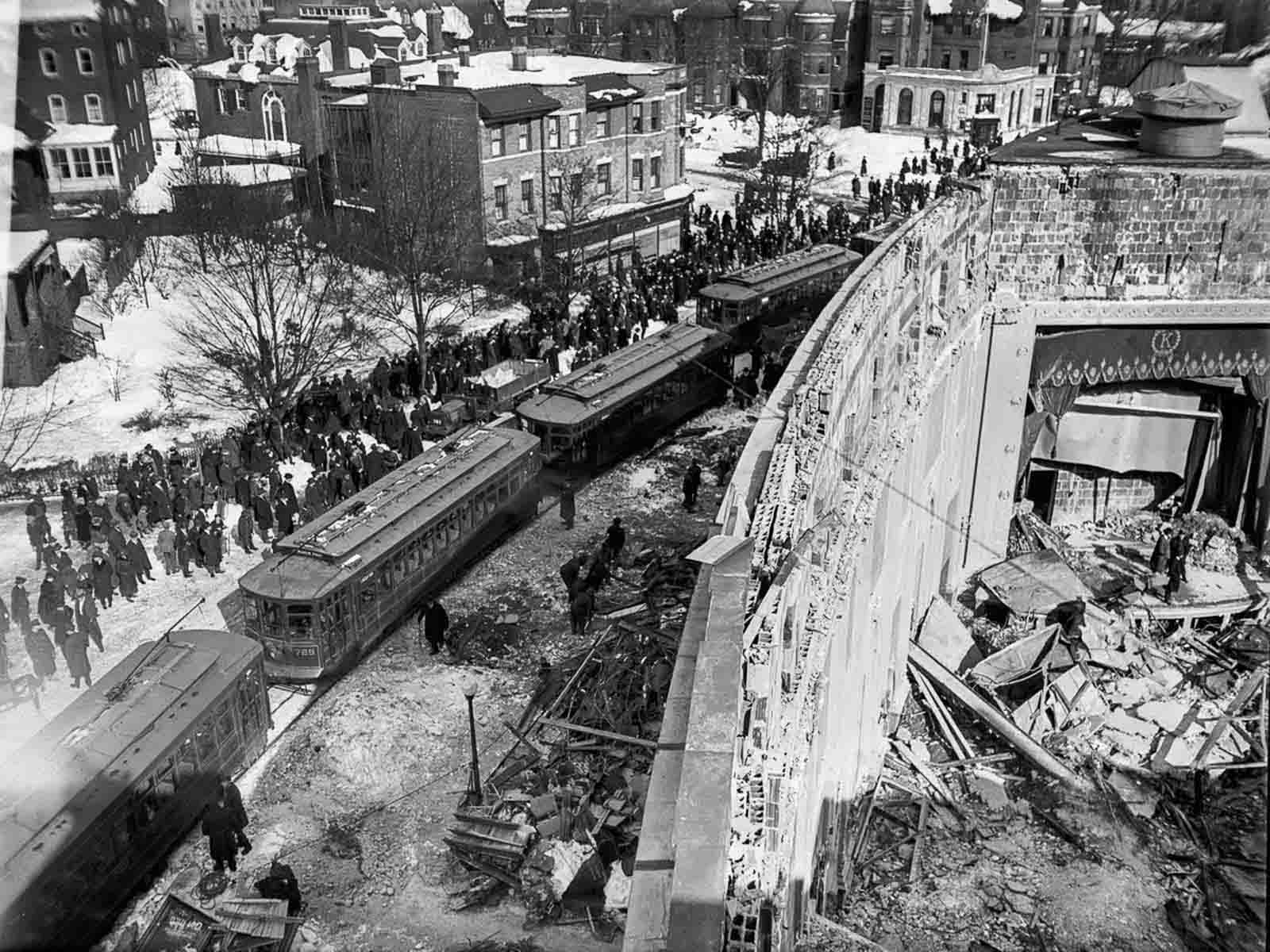 knickerbocker storm photos washington DC