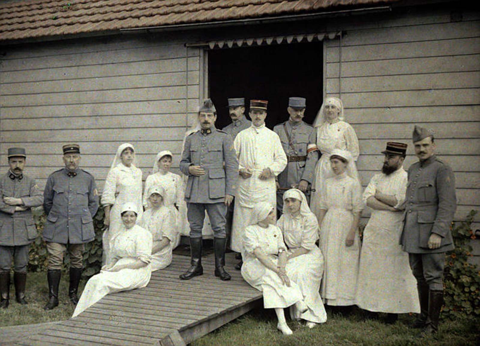 color photos french army great war