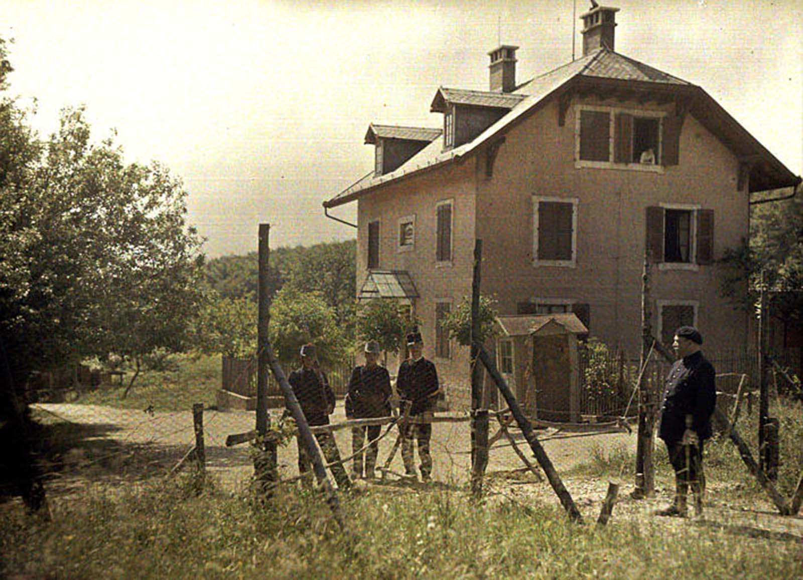 color photos french army great war
