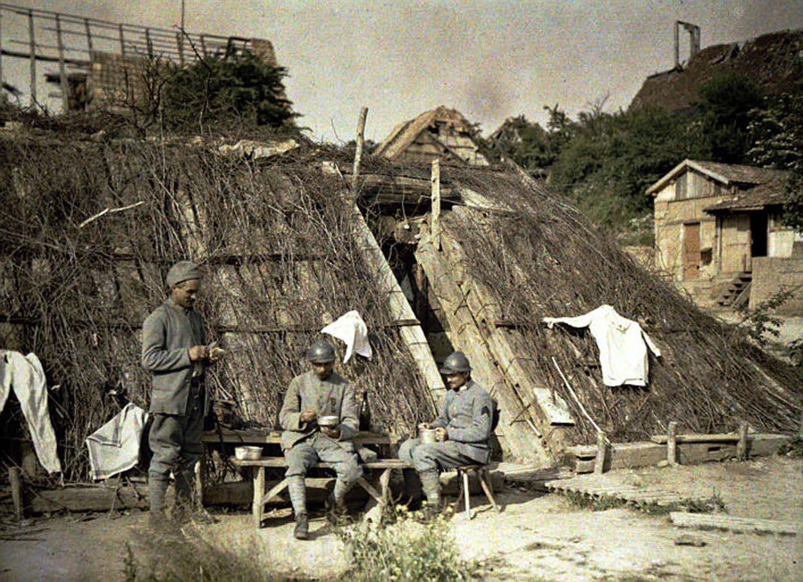 color photos french army great war