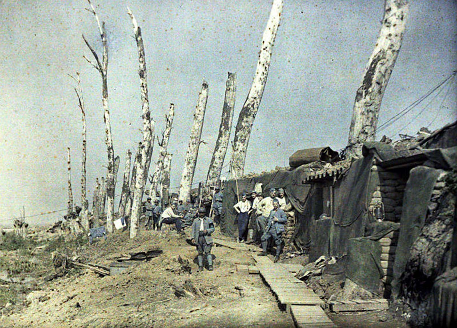 color photos french army great war