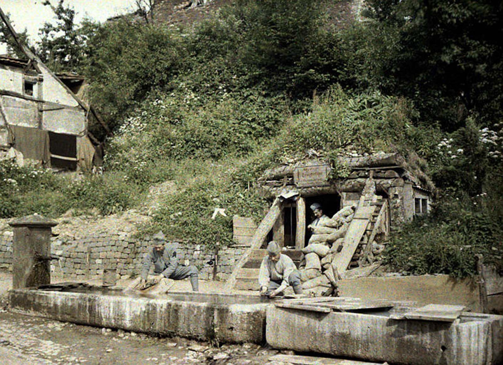 color photos french army great war