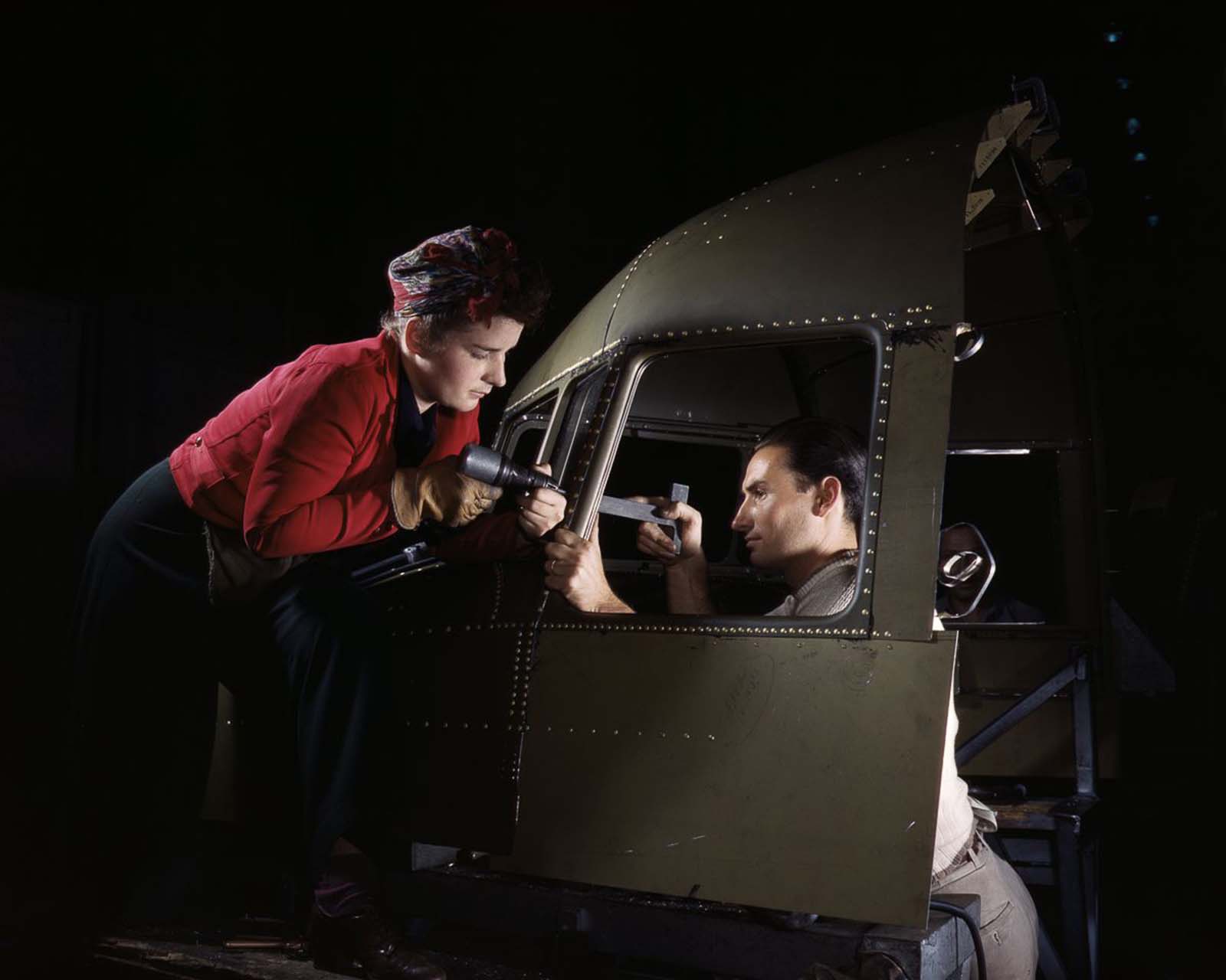 women workers photos usa world war two