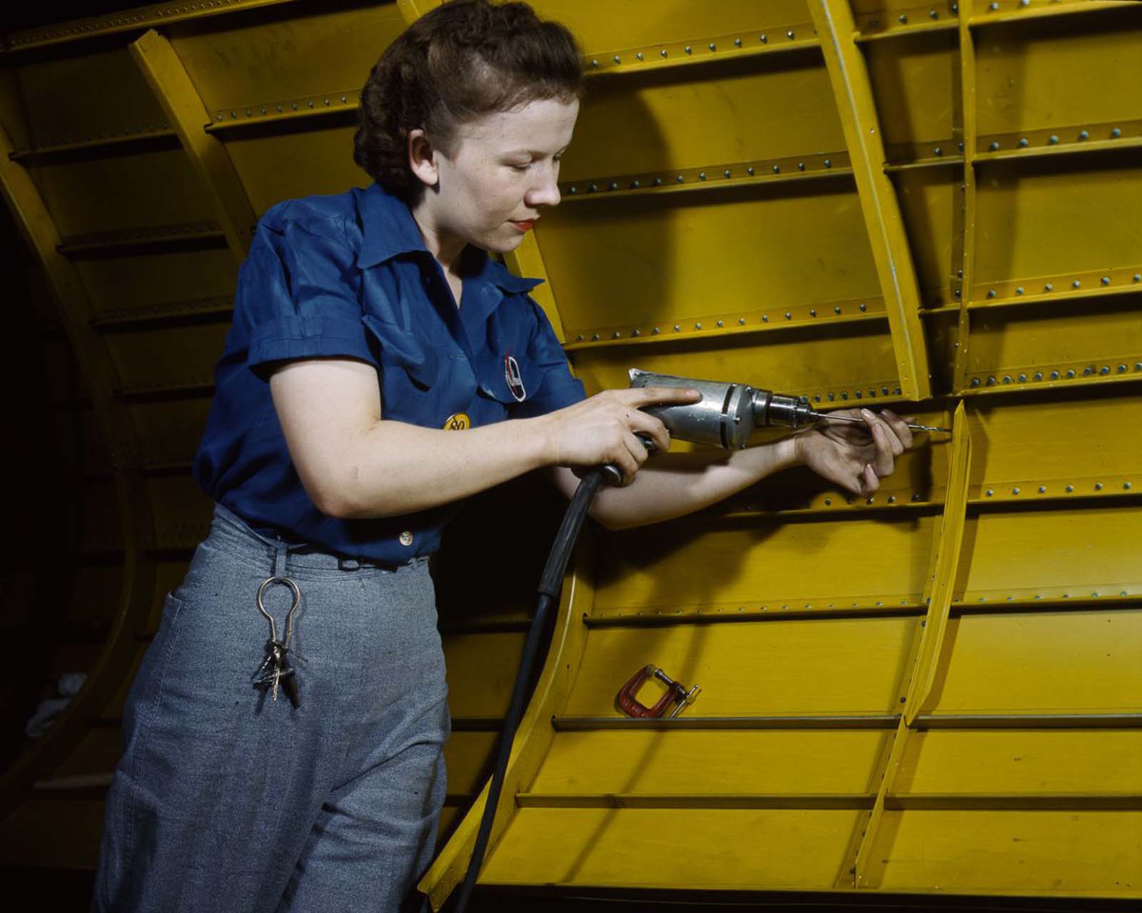 women workers photos usa world war two