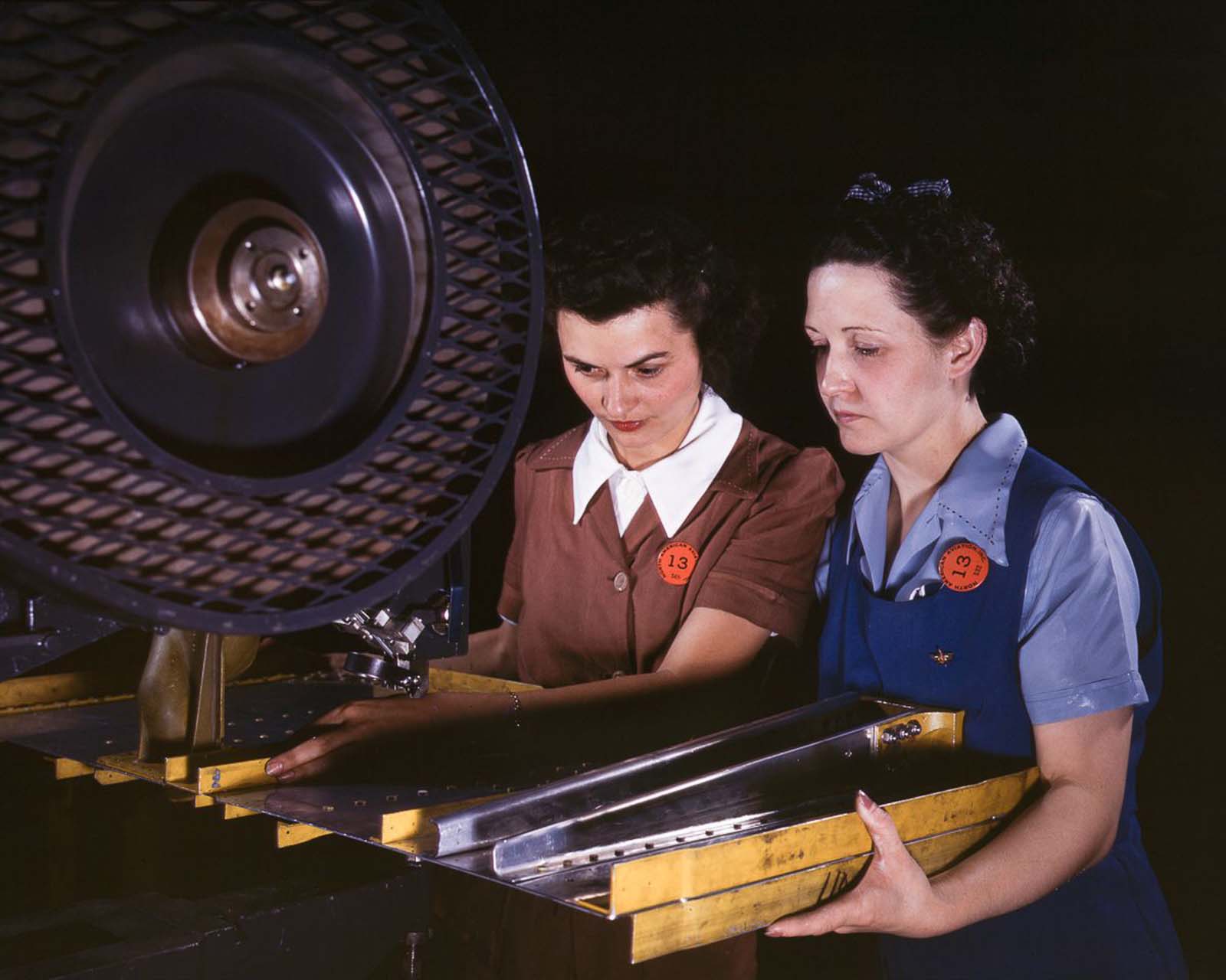 women workers photos usa world war two