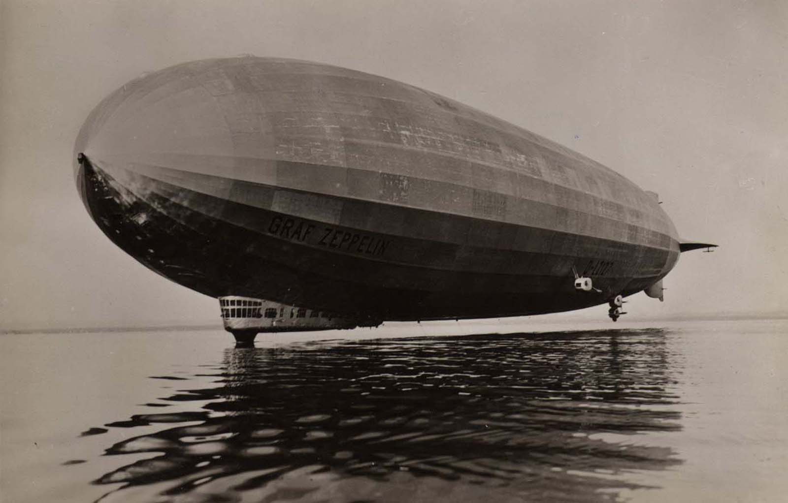 graf zeppelin airship photographs chicago