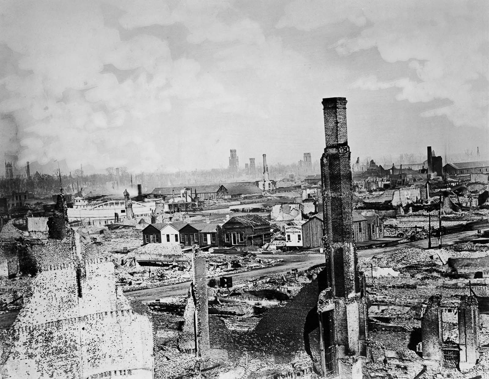 great chicago fire photos 1871