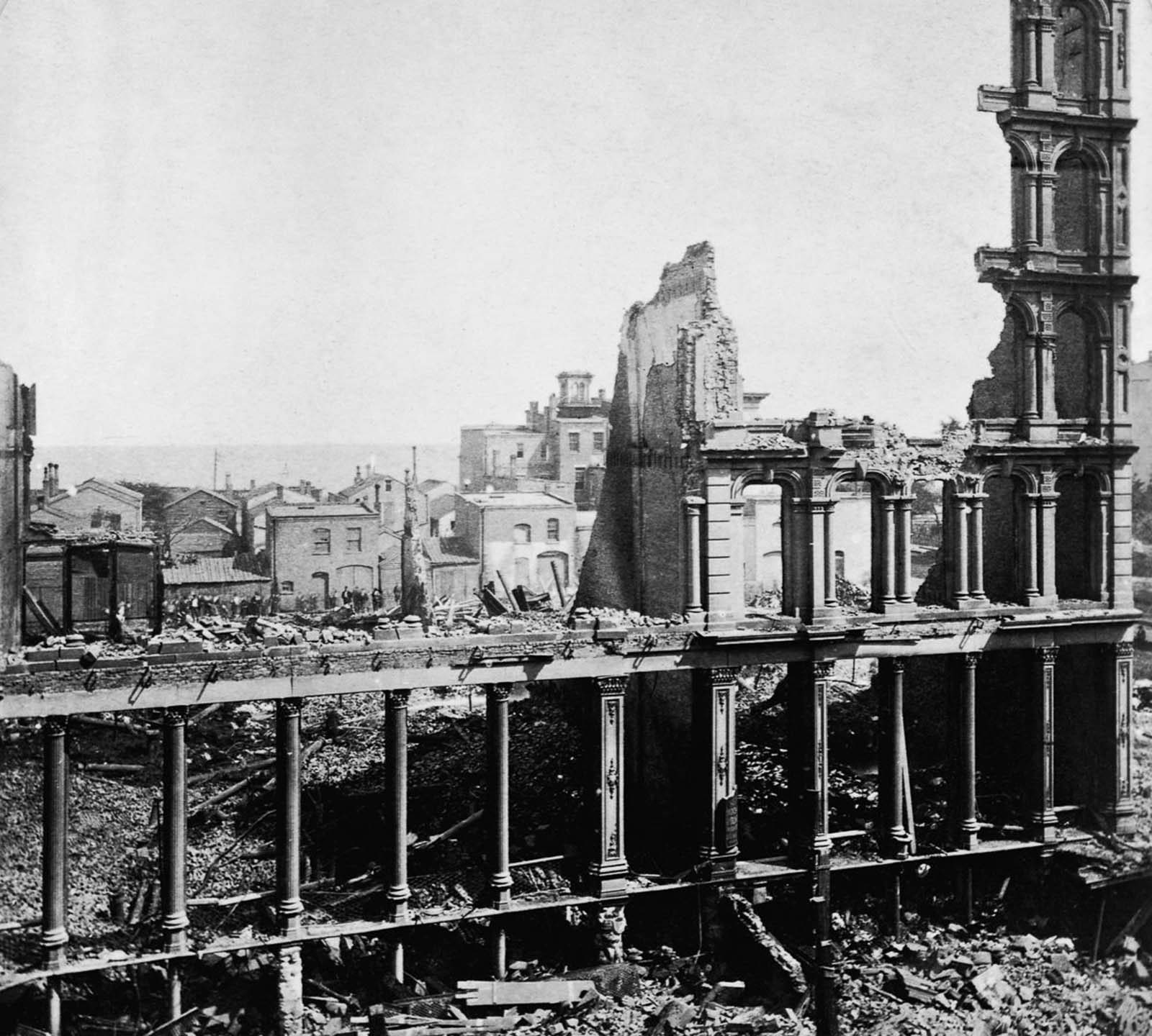 great chicago fire photos 1871