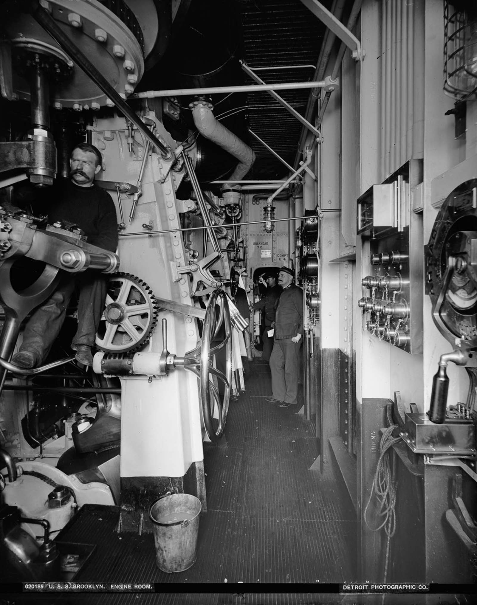 USS Brooklyn 1896 vintage photographs