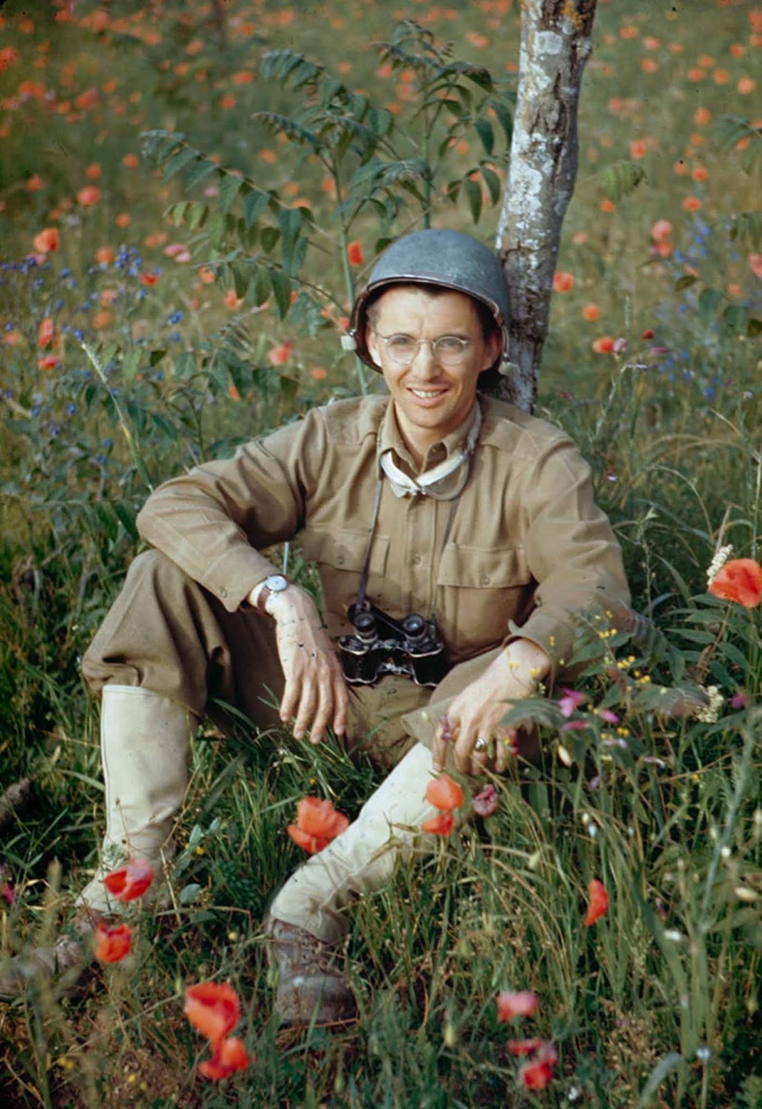 In the Rapido Valley, 1944.