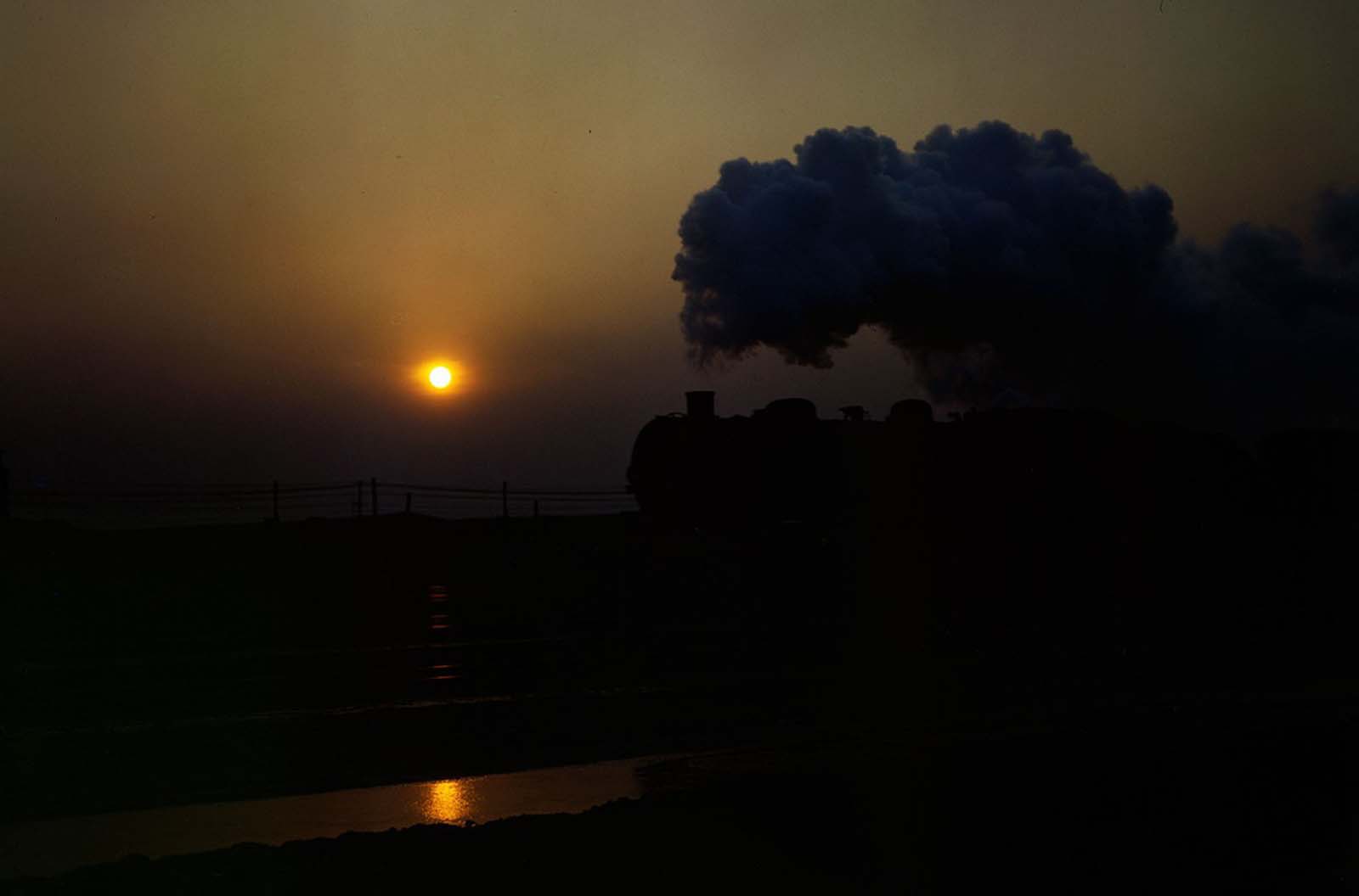chicago rail yards color vintage photographs