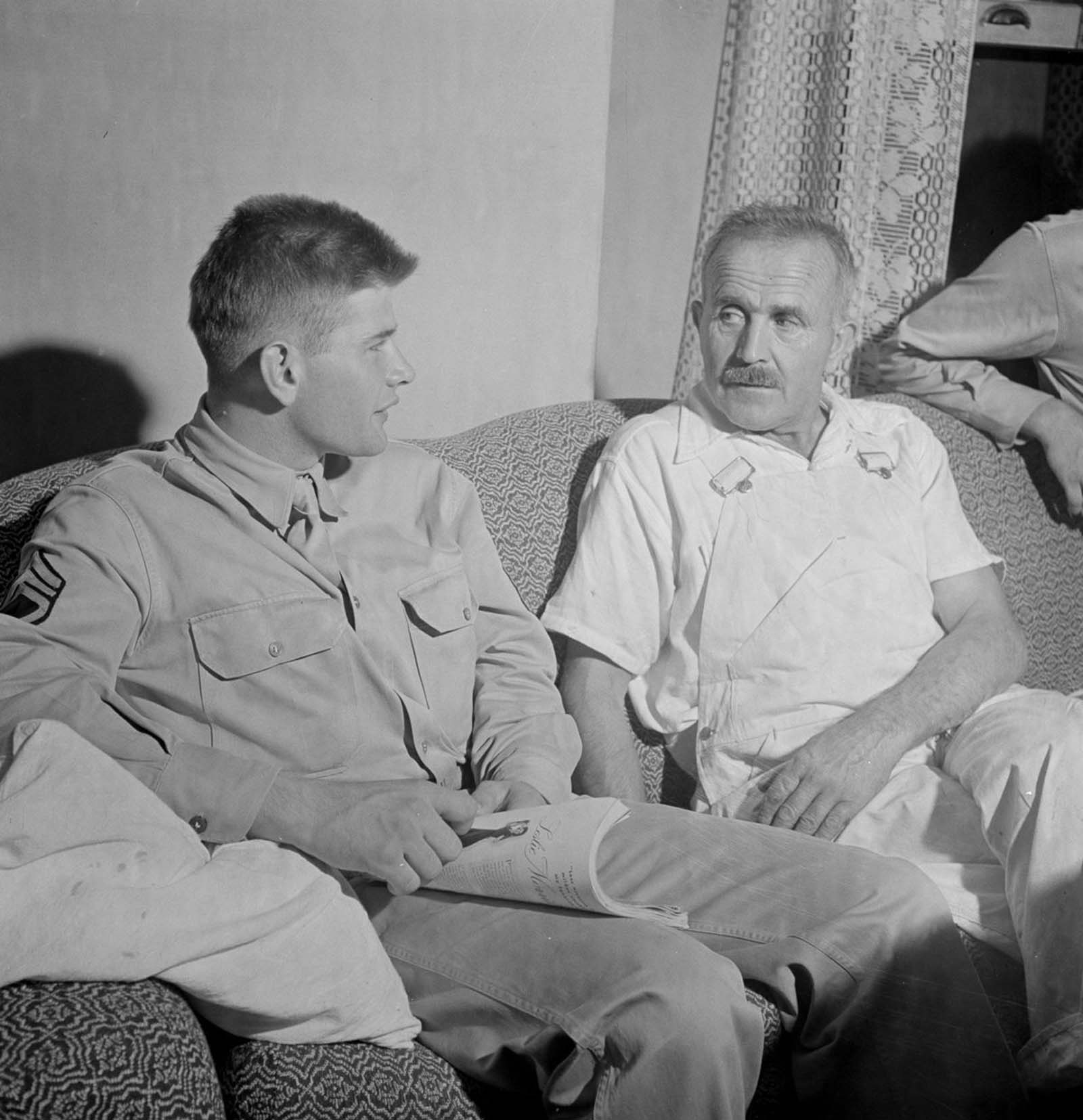 Training of new recruits photographs world war 2 George Camblair