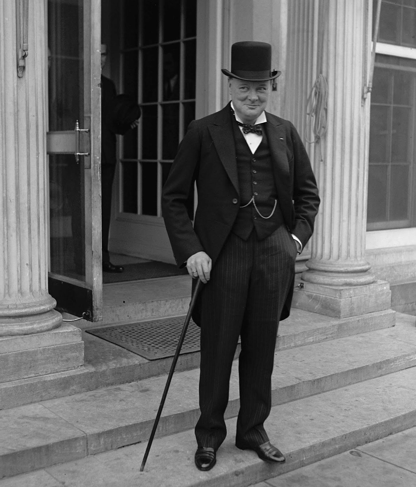  Winston looking dapper early in the war.