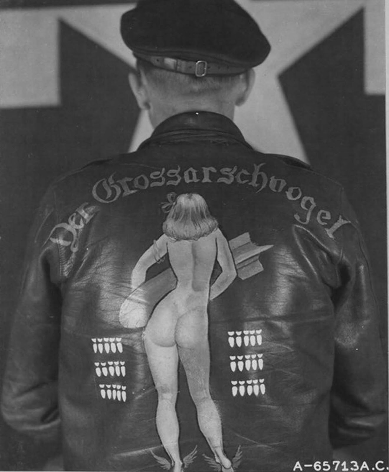  Bomber jackets could get quite creative.