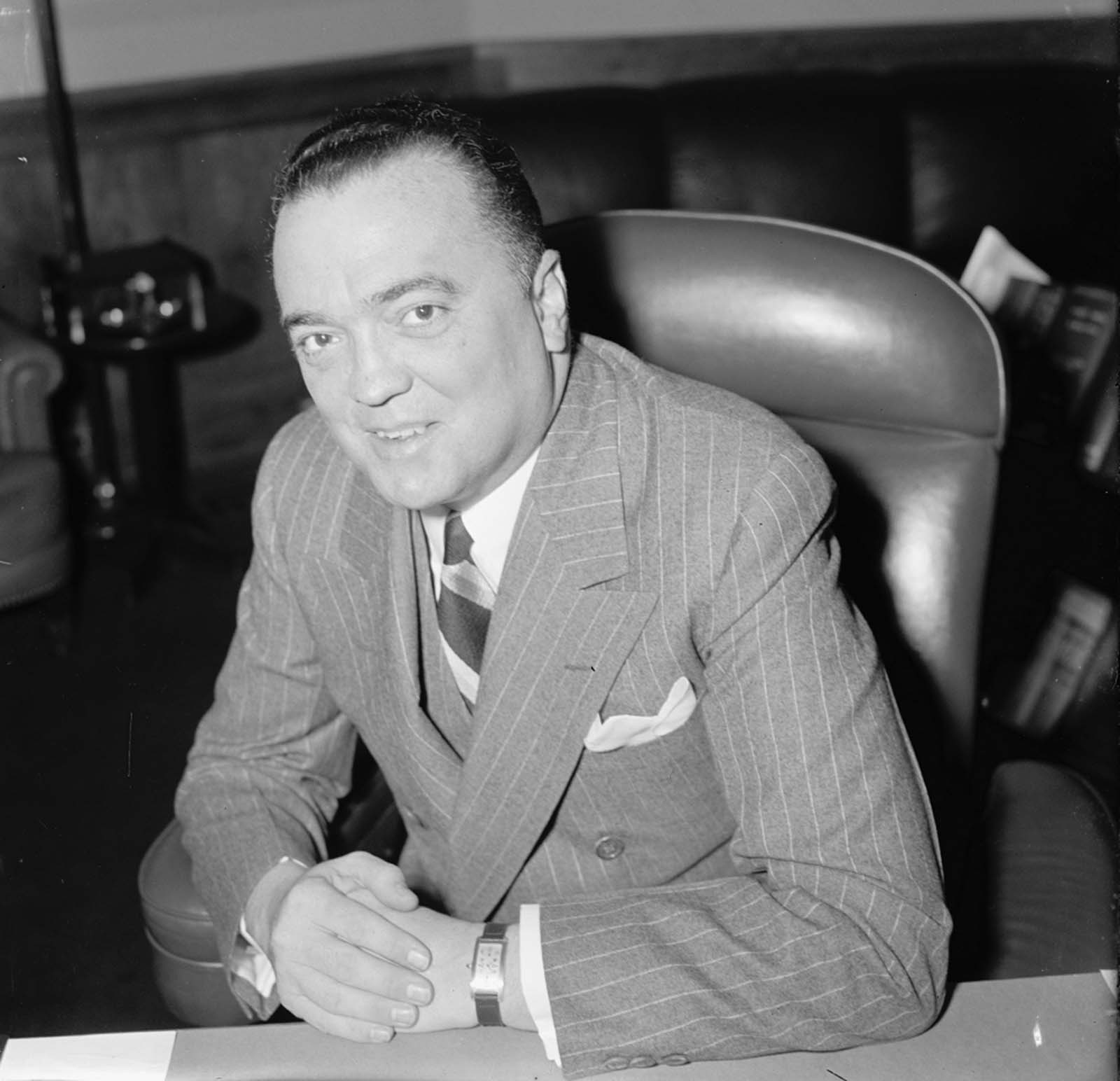 J. Edgar Hoover, boss of FBI, had files on everyone. If you even visited Washington, D.C., he knew that you had flipped off that teacher in third grade. It gave him... leverage. 