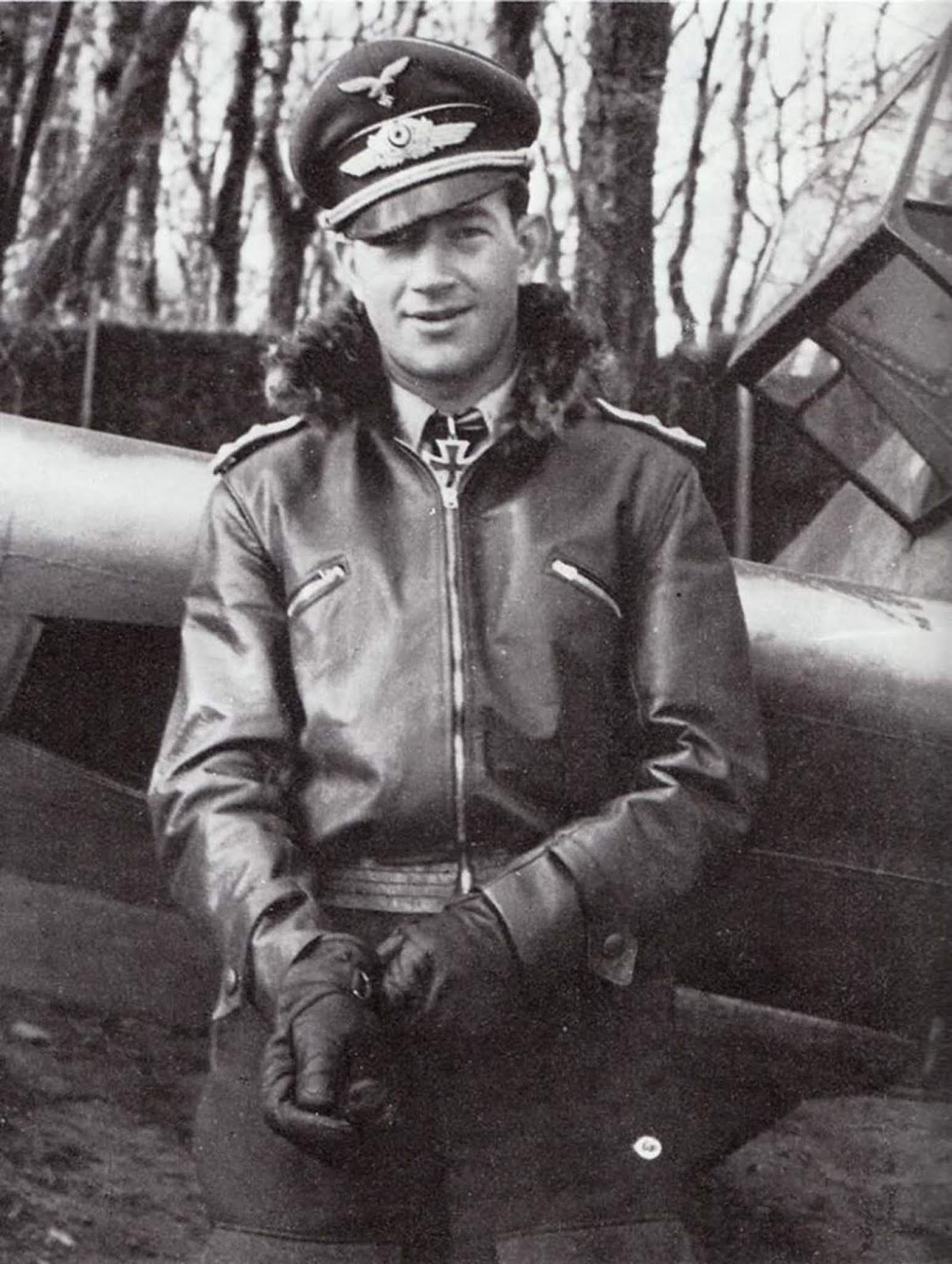 Hermann-Friedrich “Jupp” Joppien had 70 victories, which was more than any Western Allied pilot. However, he was really a killer with the ladies when he donned that leather jacket. Check out the 