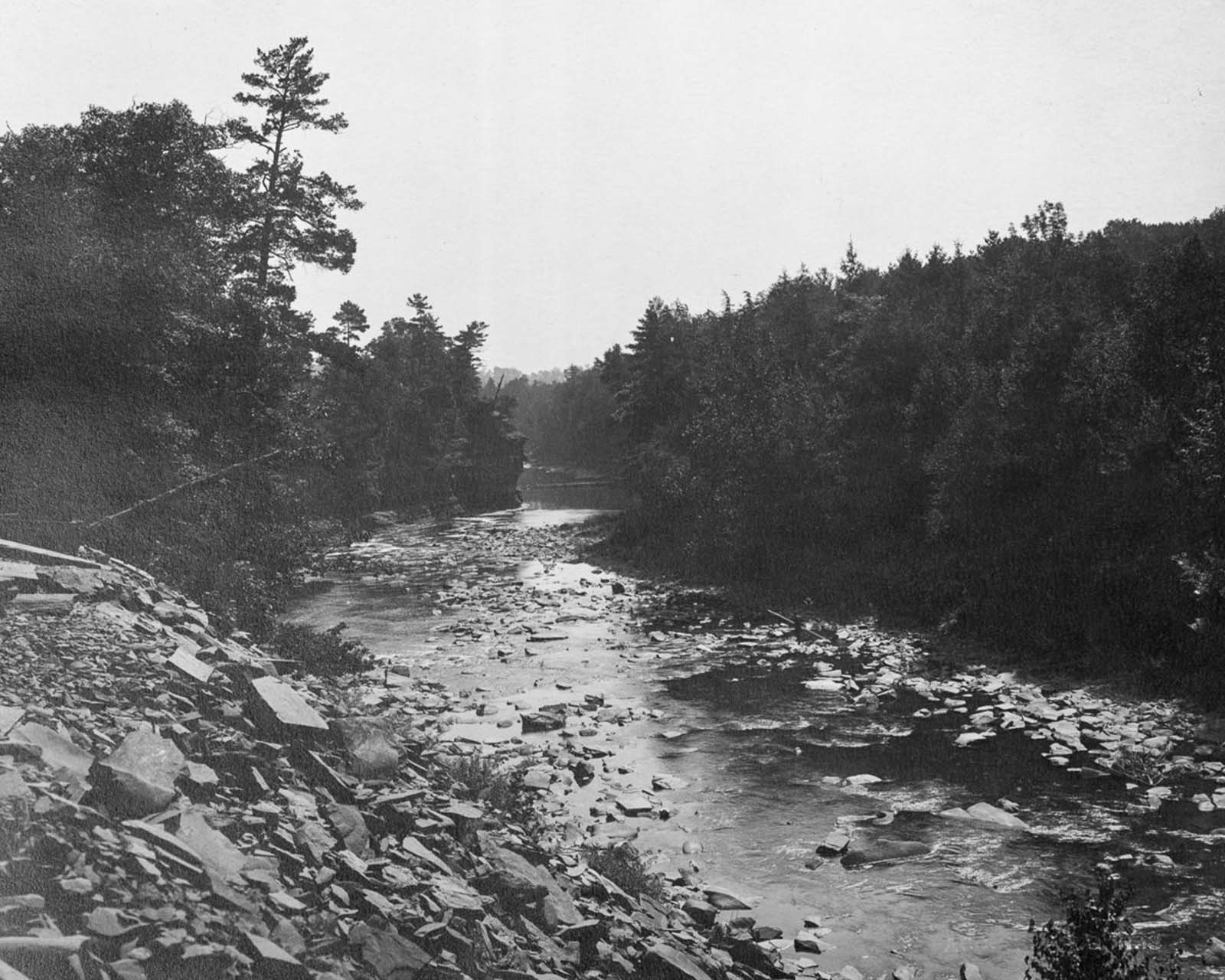 building new york water supply photographs