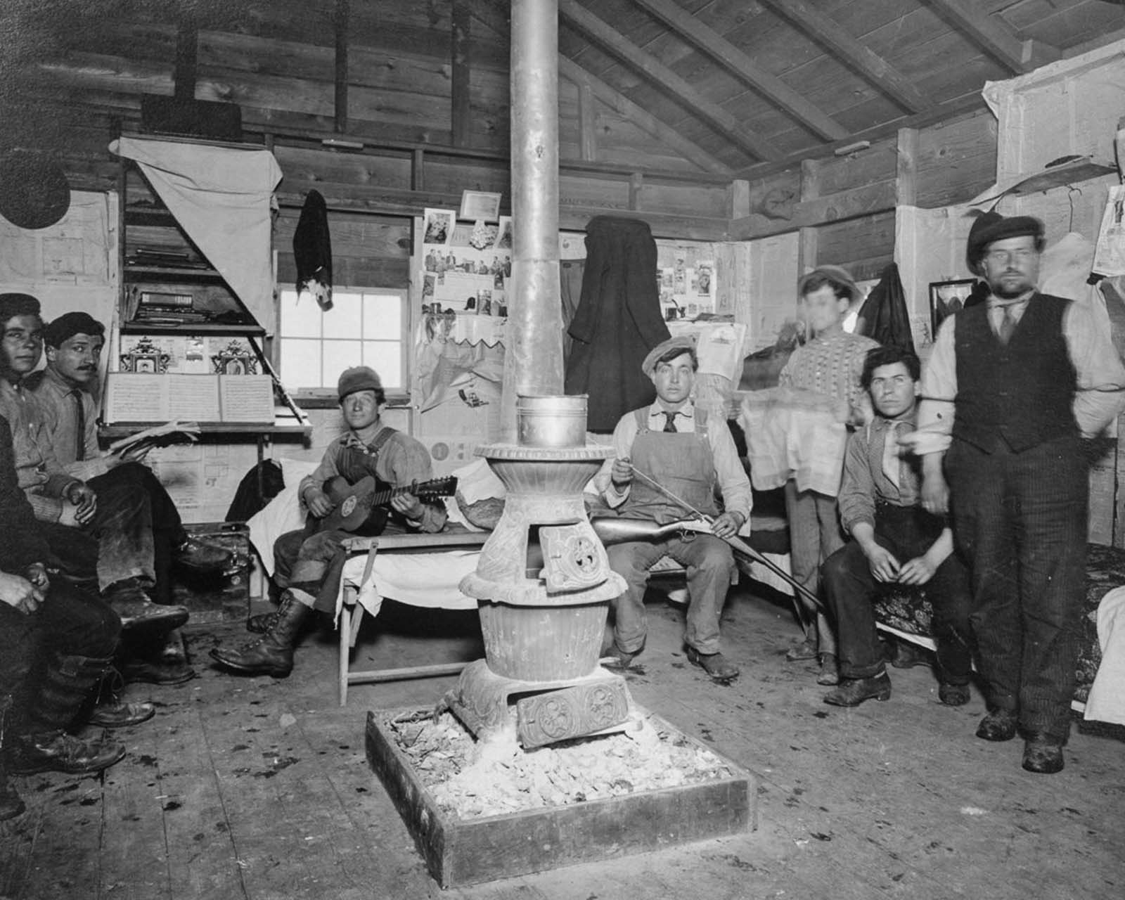 building new york water supply photographs