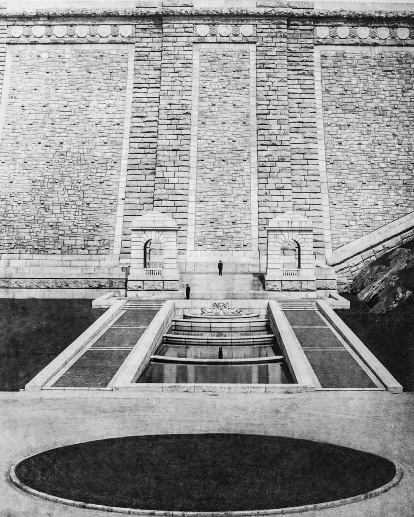 building new york water supply photographs