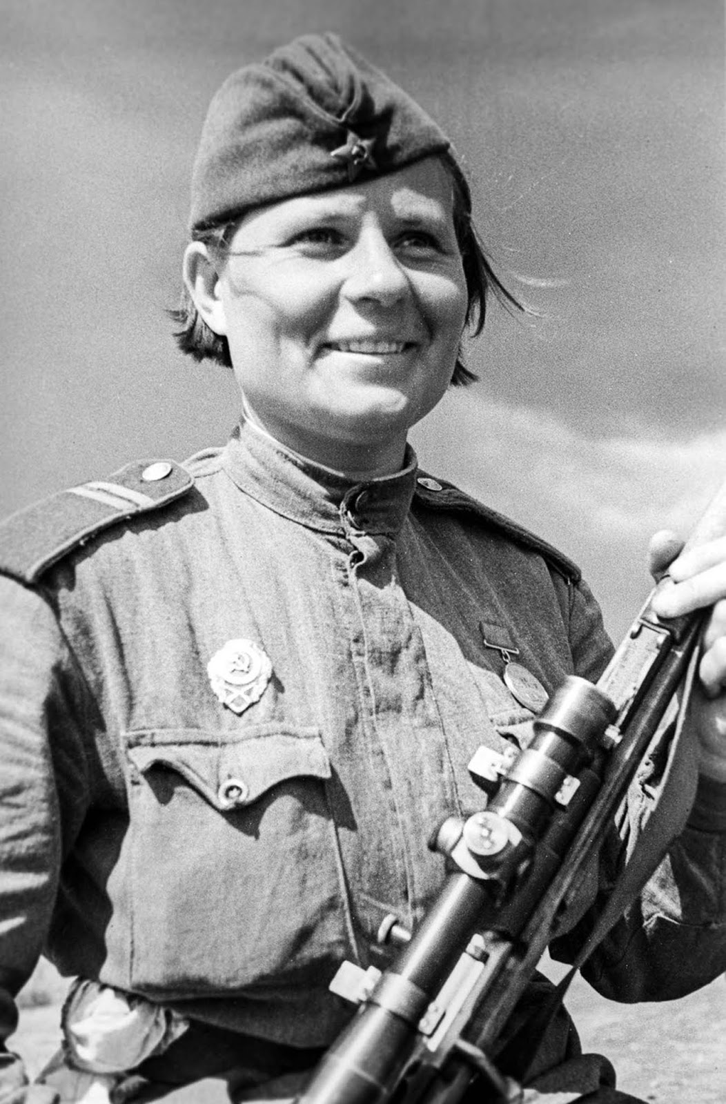 A sniper at Stalingrad. 1942.