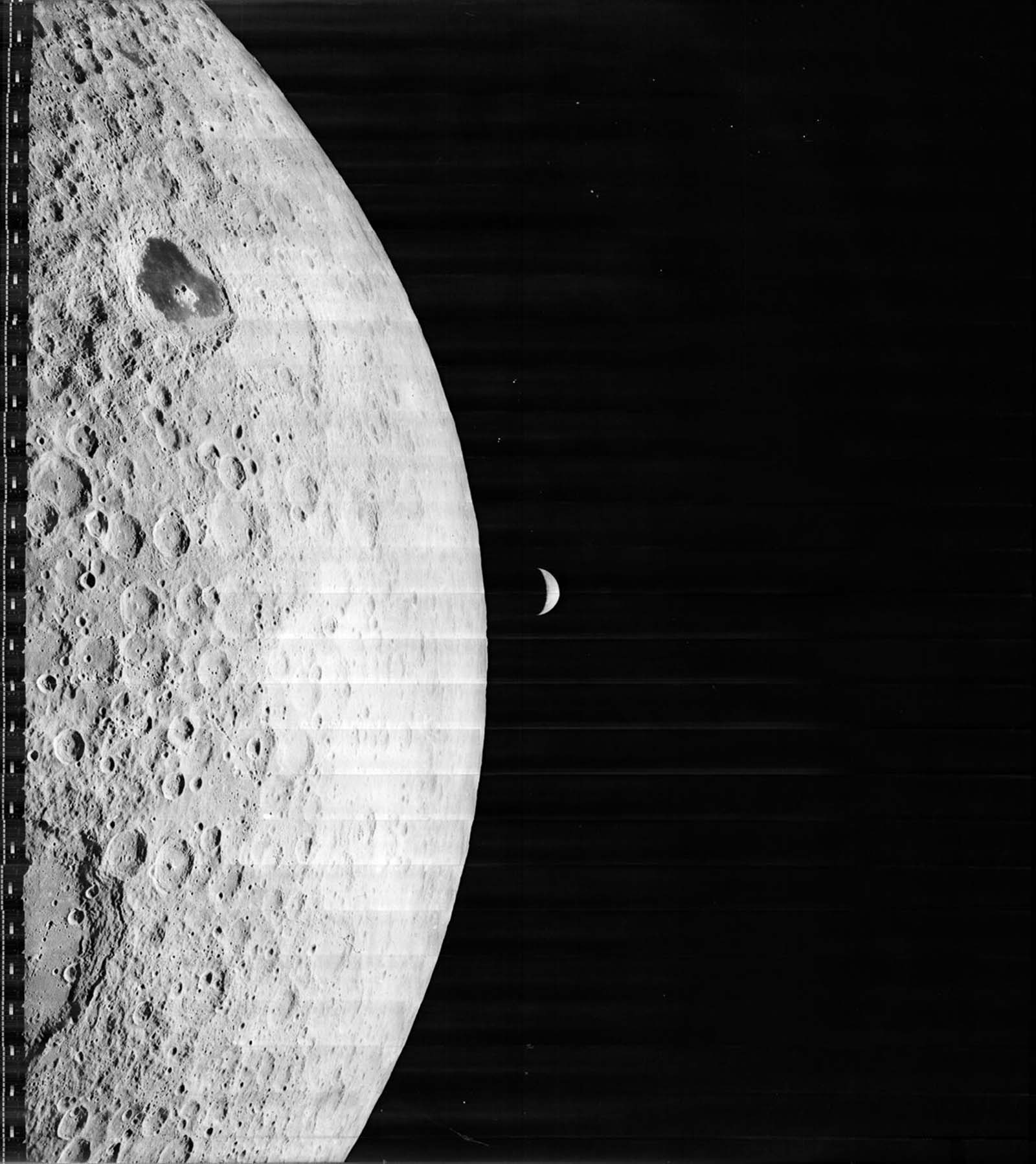 first photo earth from the moon