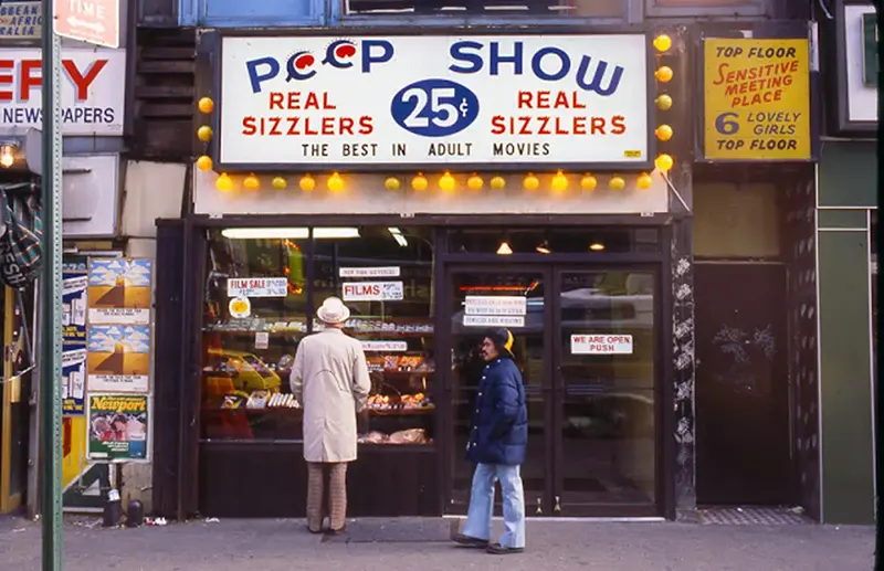 time square depravity photos 1970s 1980s
