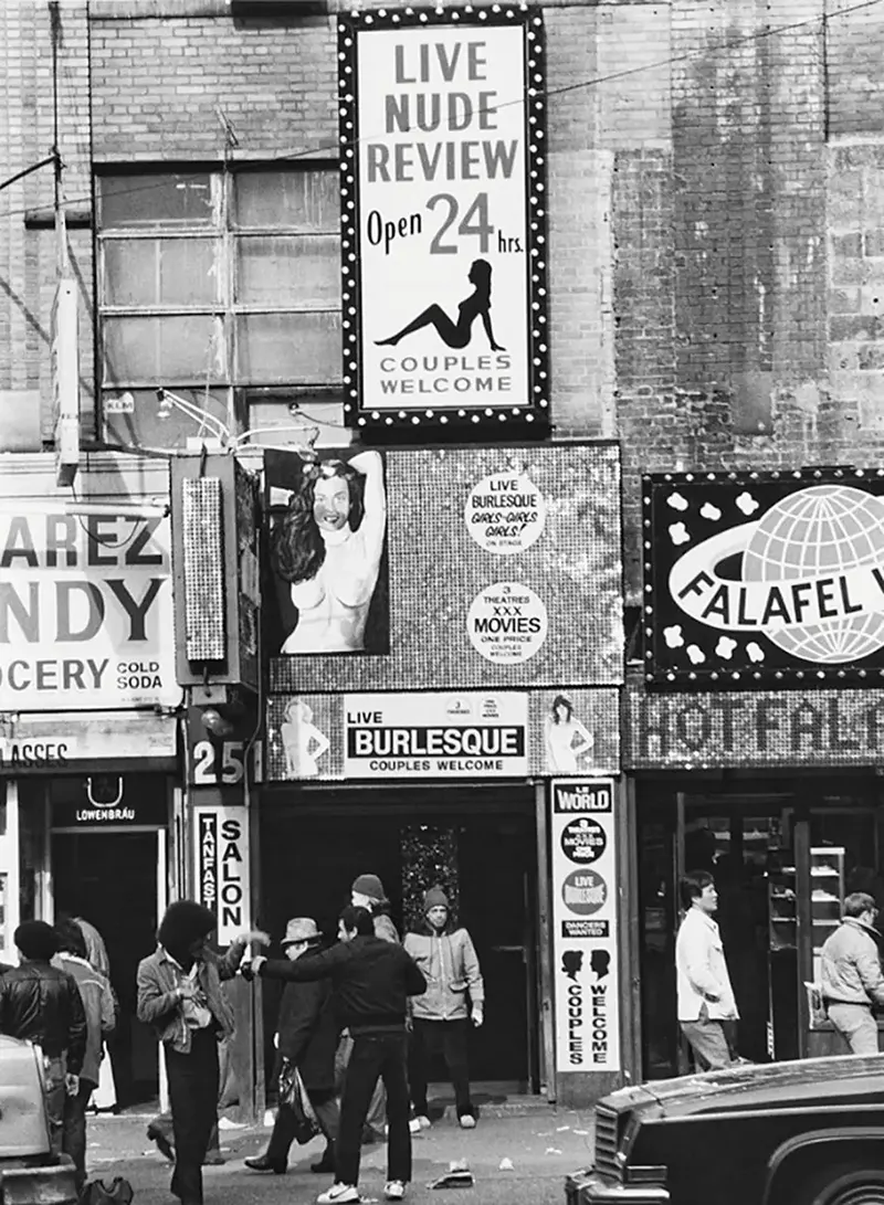time square depravity photos 1970s 1980s