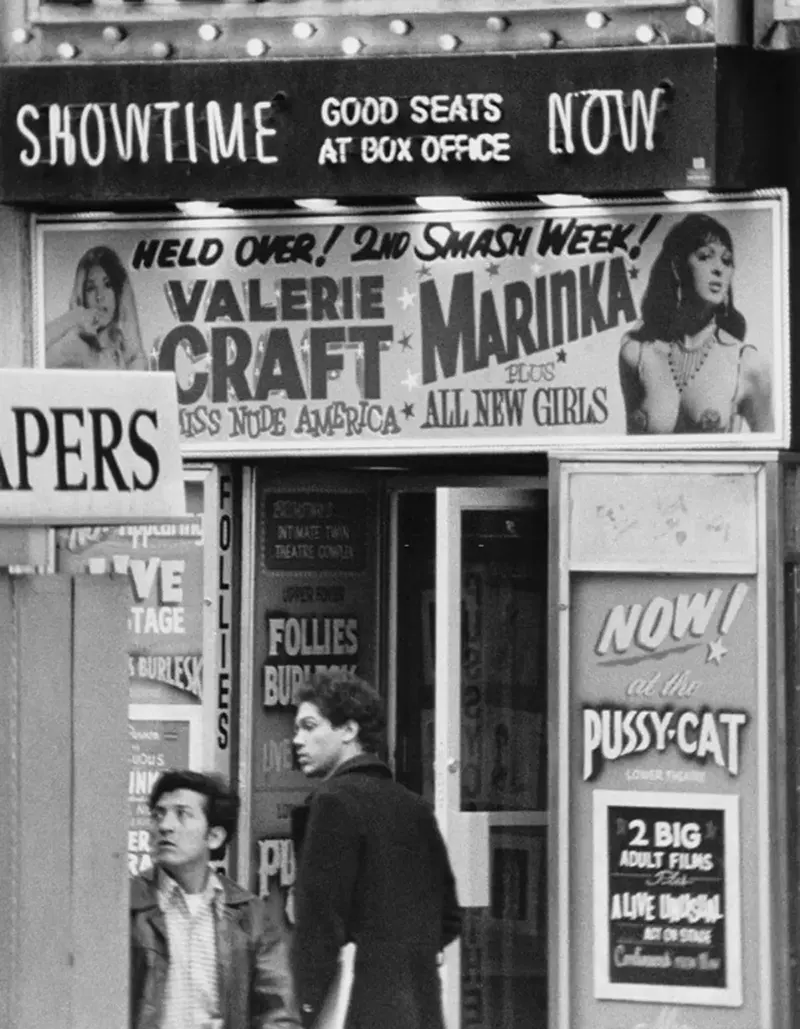 time square depravity photos 1970s 1980s