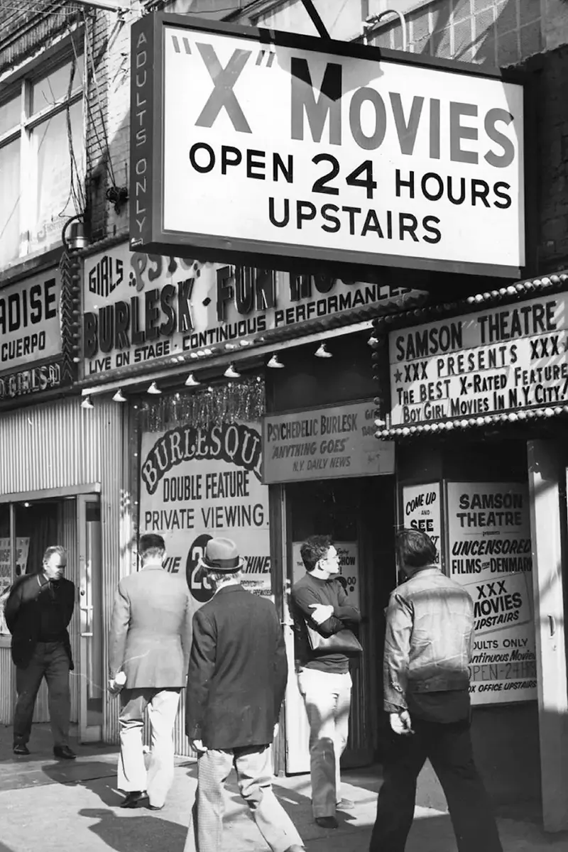 time square depravity photos 1970s 1980s