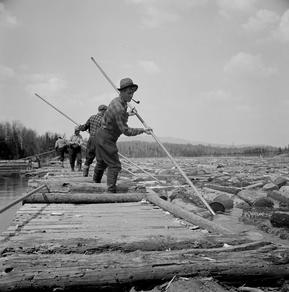 maine logging old photographs