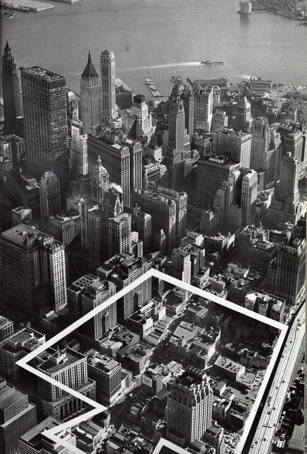 twin towers construction photographs