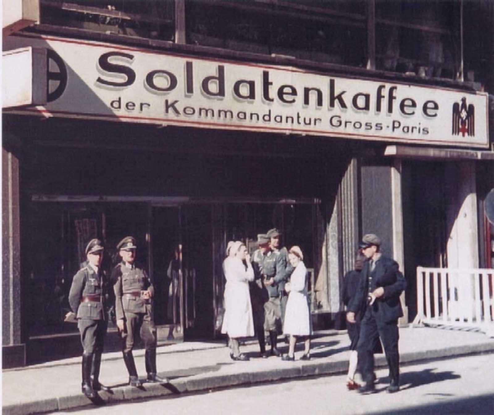A coffee place for German soldiers. Great place to meet girls.